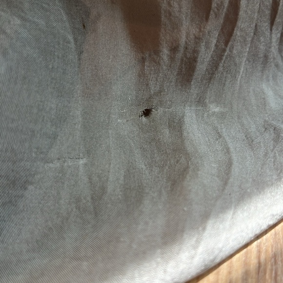 Vintage Silk Fairy Core Goddess Maxi Dress Heather Grey OS - Picture 8 of 8